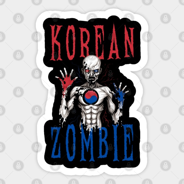 Korean Zombie Sticker by Yopi